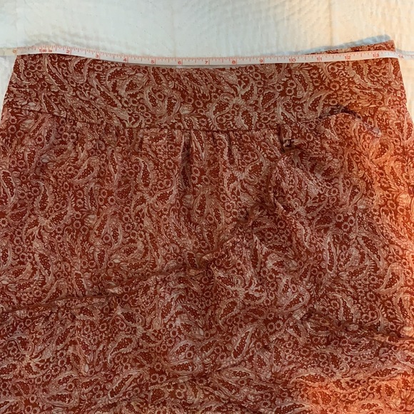 Sézane Carolina Skirt Red Paisley - Picture 7 of 8